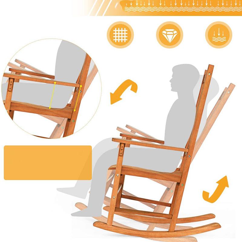 3 ST Poplar Wood gungstolsset med soffbord 2 trä samtalsstolar