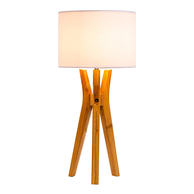 Antik Iced Blue and Natural Rope Finish -Rund inbunden naturlig linneskärm -På-Av vridomkopplare