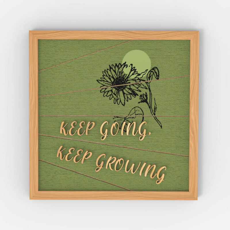 Hem Symaskin Trä Väggdekor