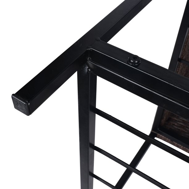 Blomsterlåda i rotting inomhus/utomhus med förvaringsställ för verktyg nedanför och robust förhöjd arbetsyta 28' H