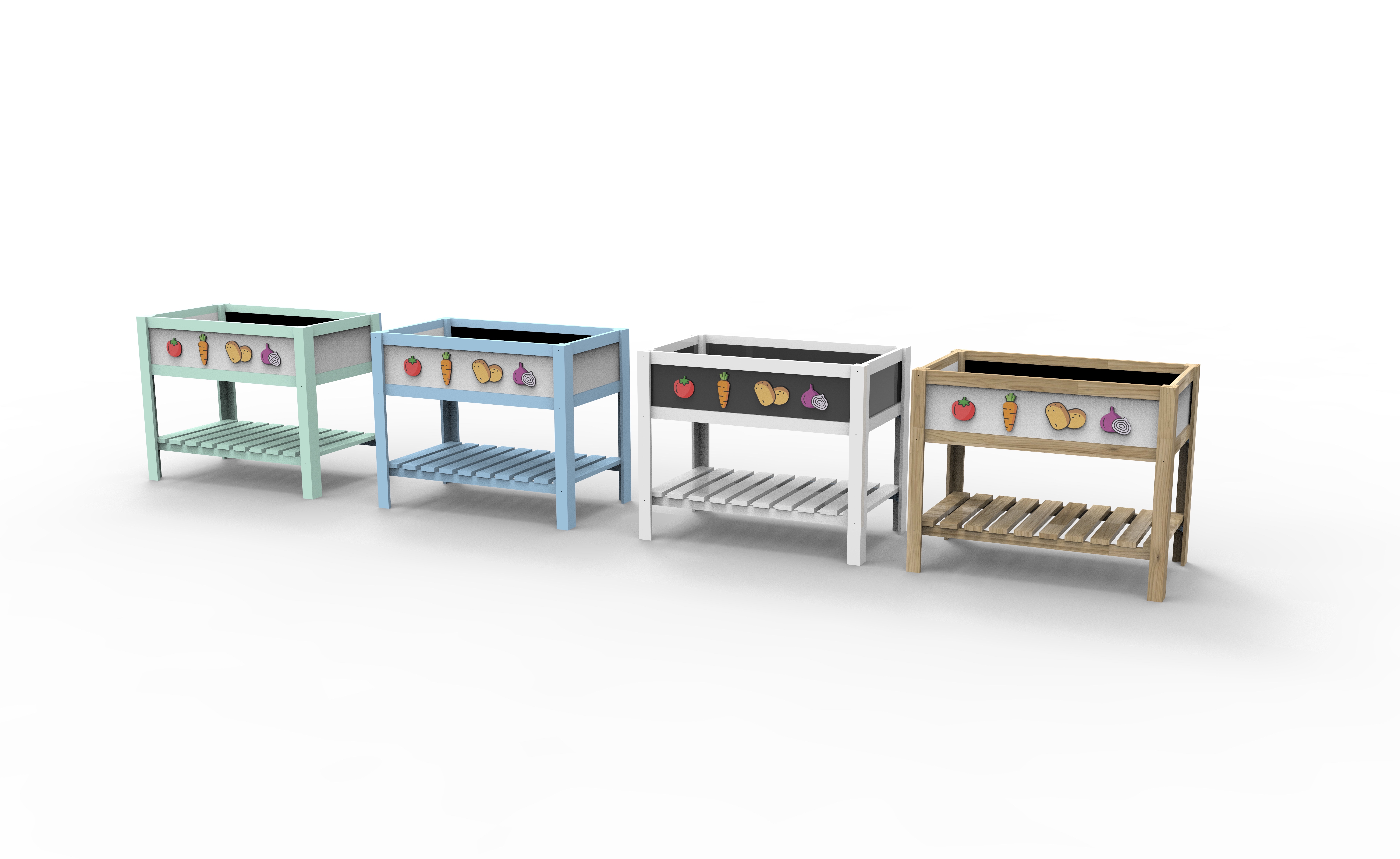 Trädgårdsbäddskruka för barn