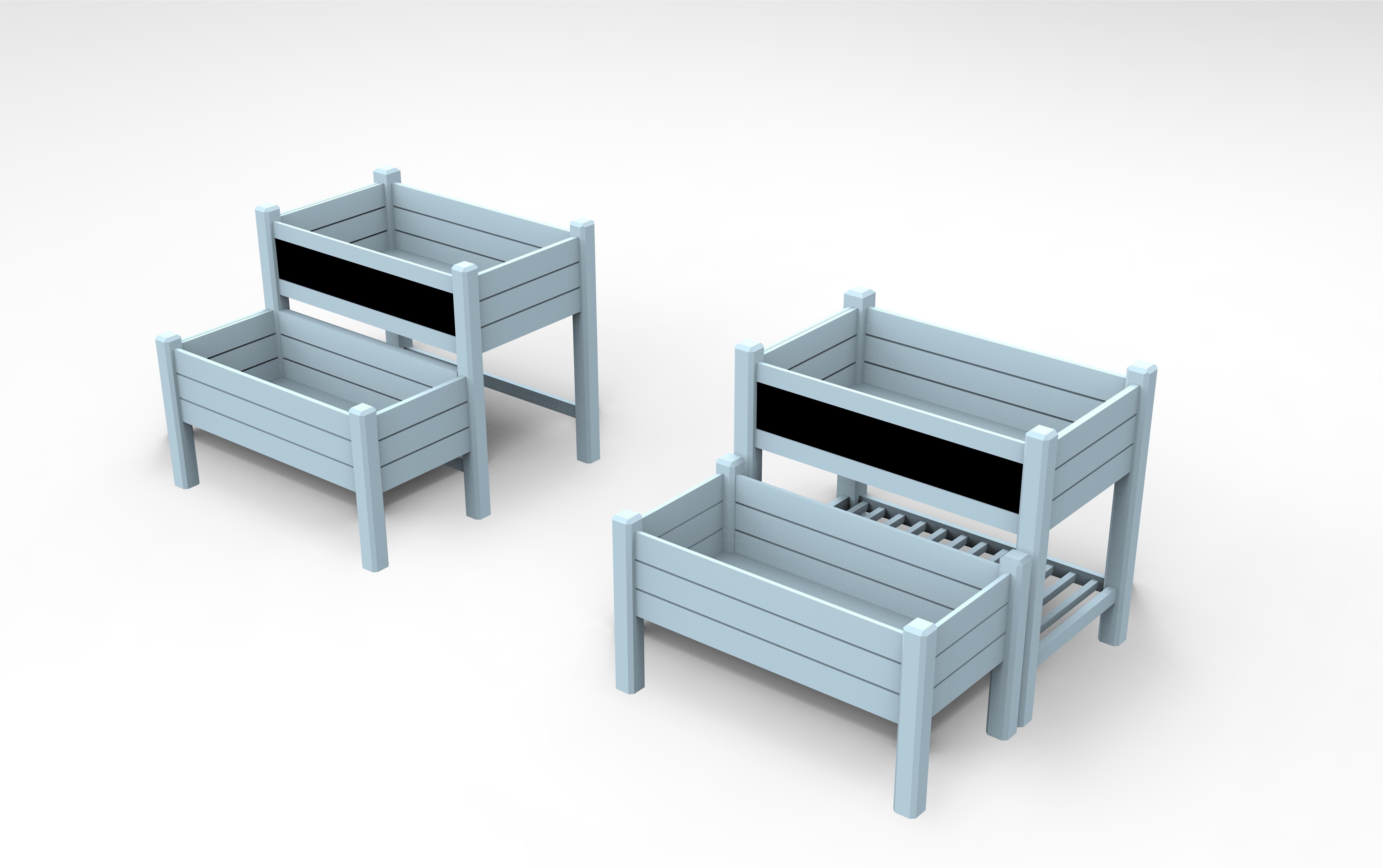 Trädgårdsbäddskruka för barn