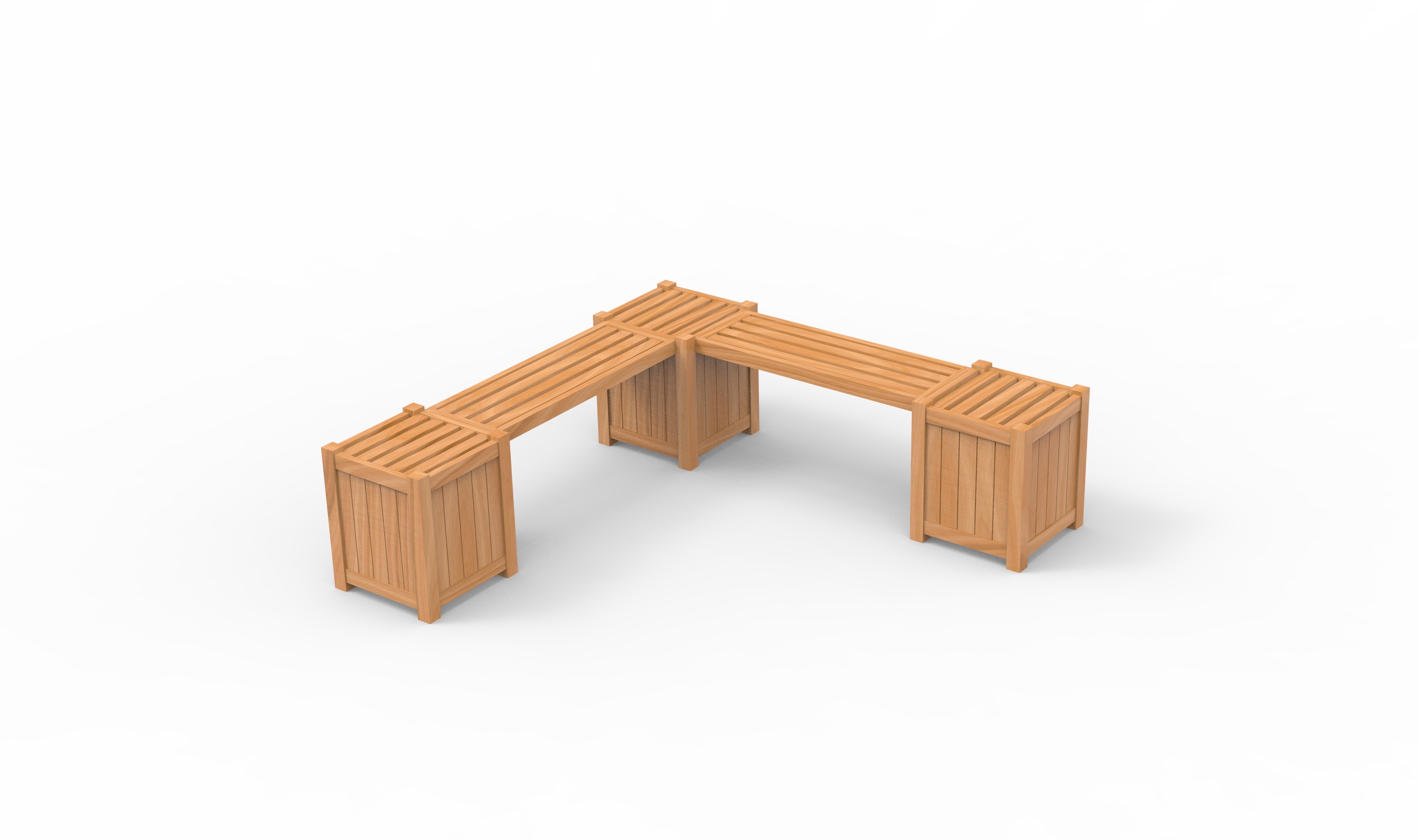 Upphöjd trädgårdssäng i trä med 8 platser perfekt för begränsad trädgårdsyta för att odla örter grönsaker och blommor