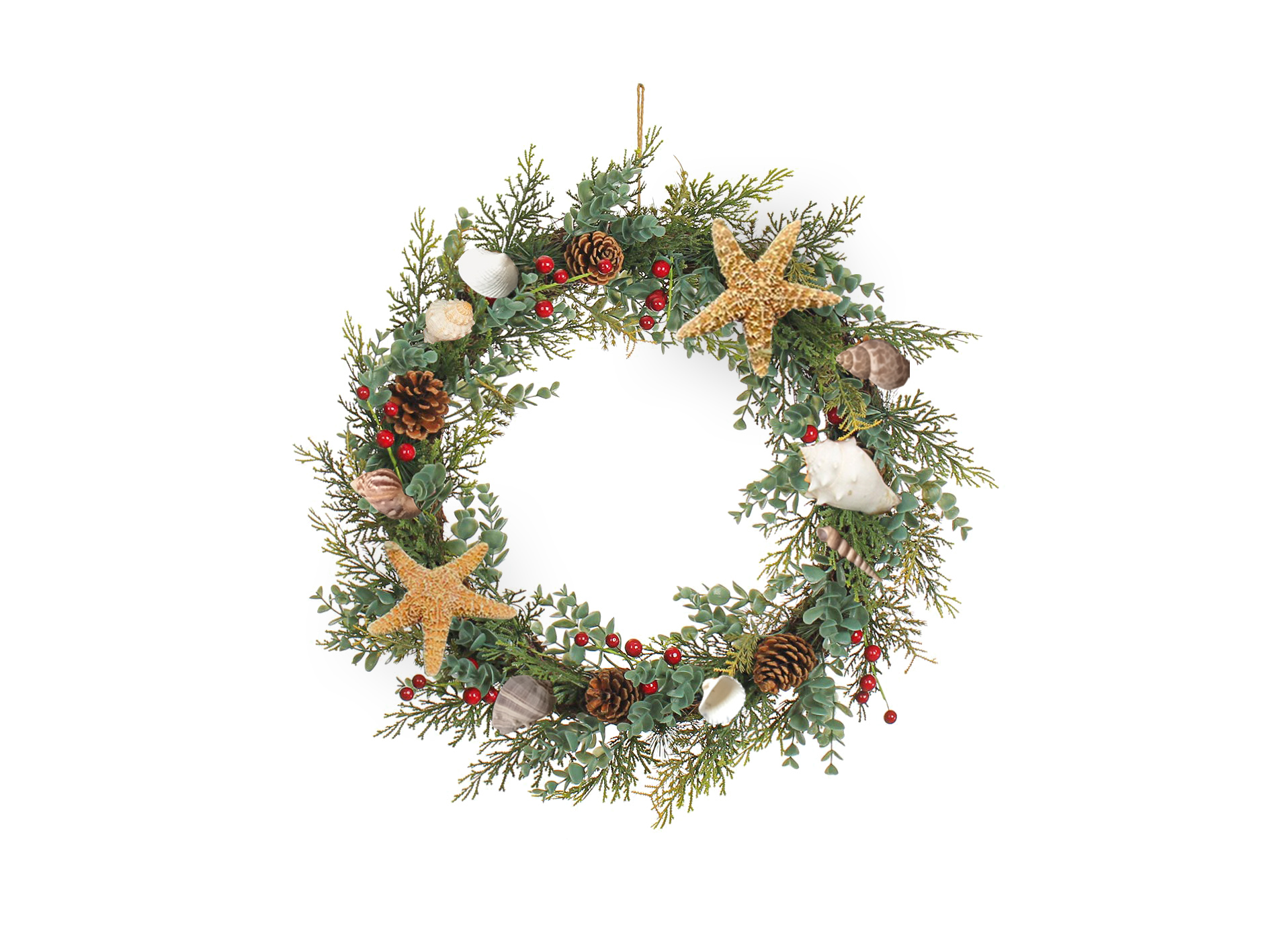 Lixincrafts inredning vid havet, inredning i havsstil, skalkrans