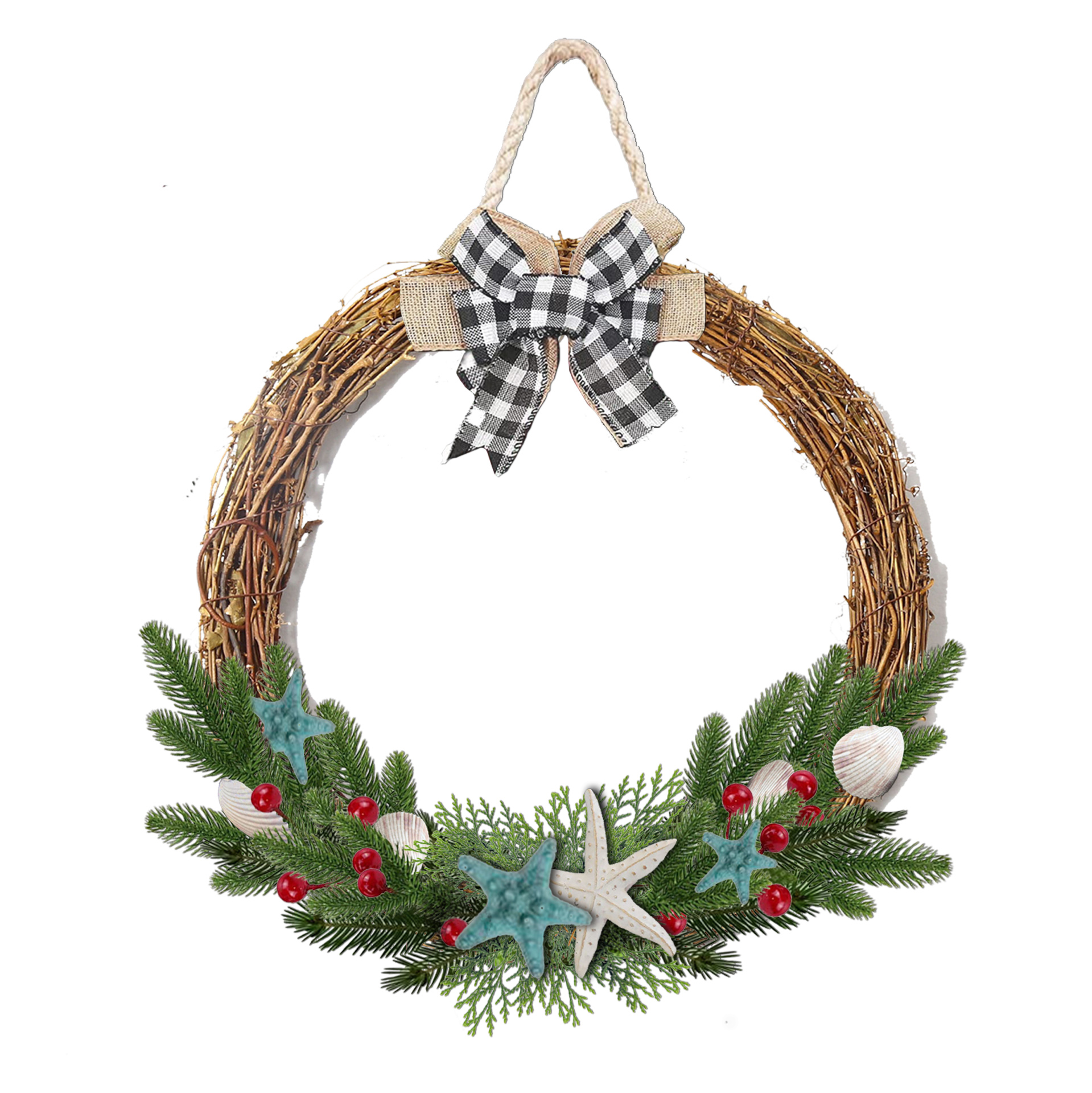 Lixincrafts inredning vid havet, inredning i havsstil, skalkrans